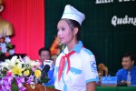 Đội Nghi thức chào mừng Đại hội đại biểu Hội Liên hiệp thanh niên Việt Nam tỉnh