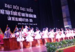 Đội Nghi thức Nhà Thiếu nhi Quảng Bình chào mừng Đại hội Đại biểu MTTQ VN tỉnh Quảng Bình lần thứ XIII