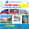 THÔNG BÁO TUYỂN SINH CÁC LỚP NĂNG KHIẾU SAU HÈ 2026
