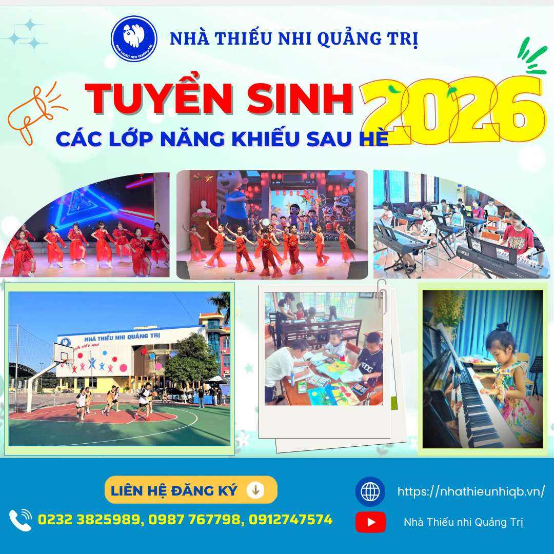 Tuyển sinh các môn năng khiếu sau hè 2026