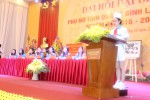 Đội Nghi thức Nhà Thiếu nhi Quảng Bình chào mừng Đại hội Đại biểu Phụ nữ tỉnh